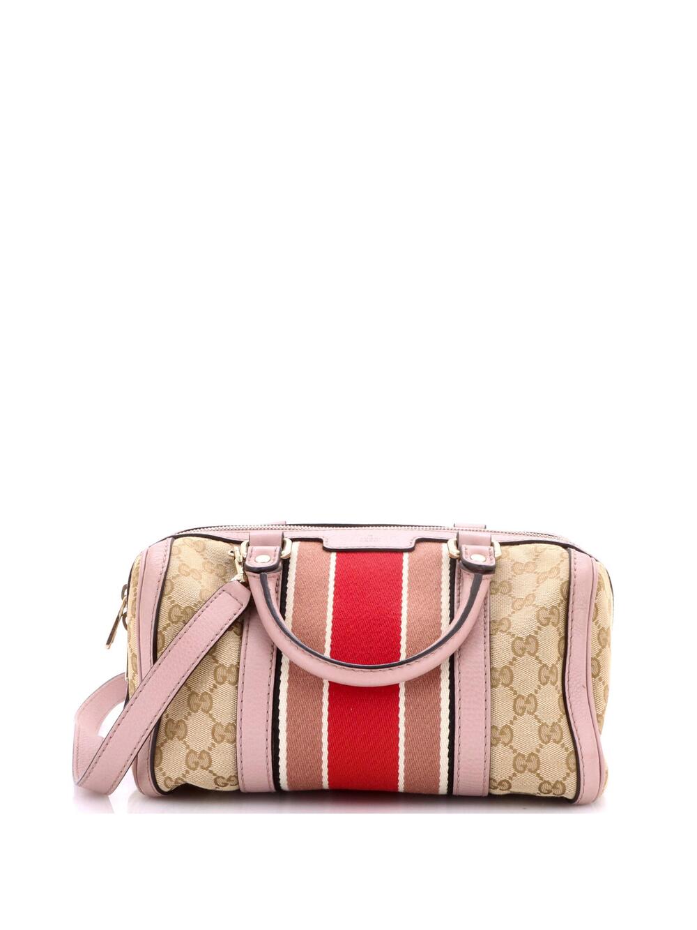 Gucci Vintage Web Boston Bag Gg Canvas #292902G76B